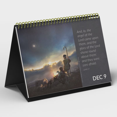 Walk with Jesus Daily - art & scripture inspirational calendar